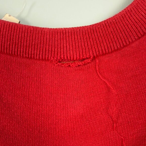 J. Crew Women's Clare Cardigan in Classic Cardinal, Size L - Picture 8 of 8